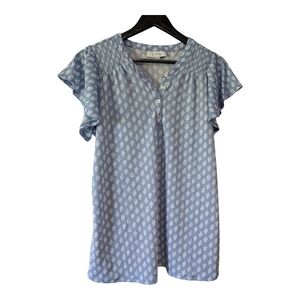 Blue and White mySTYLE Blouse/Top. Size M.